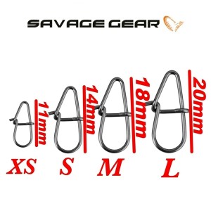 Agrafe Savage Gear Needle Egg Snaps 2Obuc/plic M 42kg