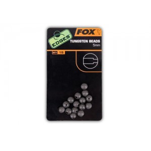 Fox Edges Tungsten Beads 5mm 15buc/plic