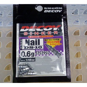 Plumbi Lest Decoy DS-10 Nail Sinker 1.8g