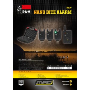 Set Detectori DAM Nano Wireless Bite Alarm 3+1