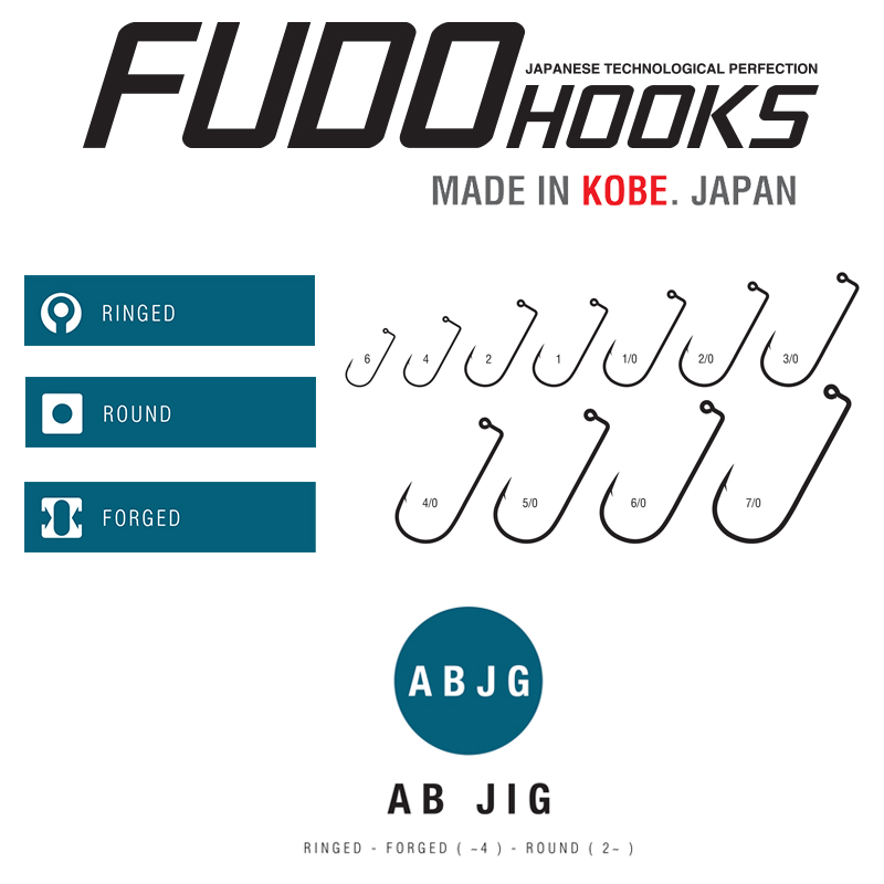 Carlige Fudo AB Jig (bulk) Nr 4/0 50buc