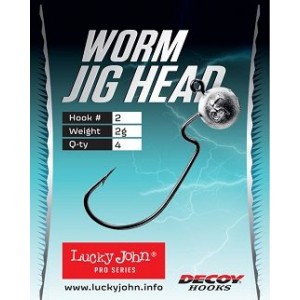 Worm Jig Head Lucky John nr1 2g