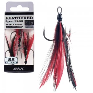 Ancore BKK Feathered Spear 21 SS-Red Black 3buc/plic Nr 8