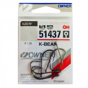 Carlig Owner K-Beak 51437 1/0 6buc/plic