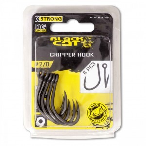 Carlig Somn Black Cat Gripper Hook DG Coating 1/0 6buc/plic