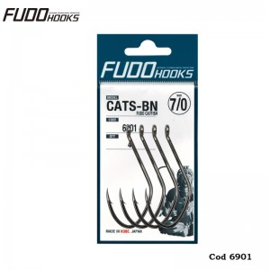 Carlige Fudo Catfish Cats BN Nr 10/0 2buc/plic