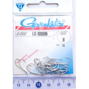 Carlige Gamakatsu LS-1080N Nickel 25buc/plic Nr 12