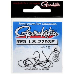 Carlige Gamakatsu LS-2293F Eyed Black 11buc/plic Nr 12