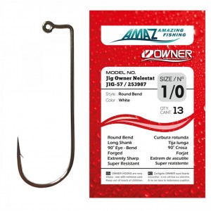 Carlige Jig Owner Jig-57 253987 White Nr 1/0