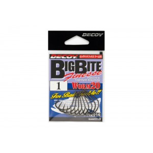 Cârlige Offset Decoy Big Bite Finesse Worm 20 Nr 1/0 9buc/plic