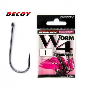 Carlige Offset Decoy Worm 4 Strong Wire 3/0