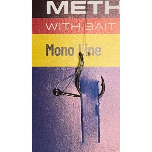 Riguri Benzar Method Rig Mono Line Bait Sting Nr 12 + 7mm Spin