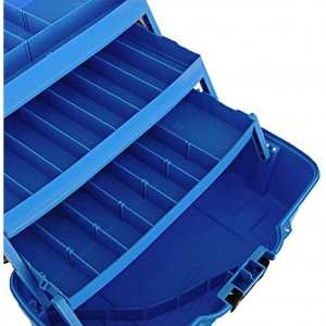 Valigeta Plano Three-Tray Tackle Box Bright Blue