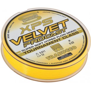  Fir monofilament Trabucco Velvet Procast XPS S-Force,300m 0.18mm, 3.34kg