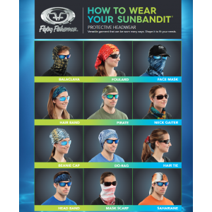 Bandana Flying Fisherman Fish Scales SunBandit