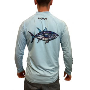 Bluza UV Cu Maneci Lungi BKK Performance Shirt Tuna Grey Marimea XL