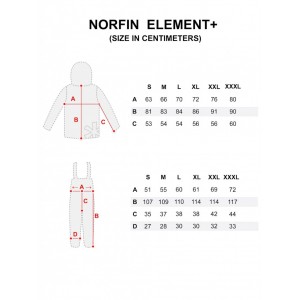 Costum Norfin Element+ Marimea XL