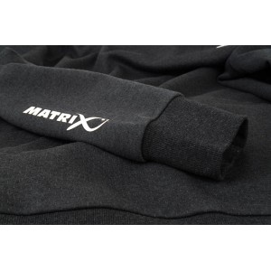 Hanorac Matrix Minimal Black Marl Hoody Marimea M