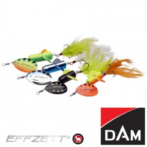 Rattlin Spinner DAM Effzett 11cm 18g Black Demon