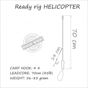 Montura Crap Orange Carp Rig Helicopter 56g