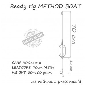 Montura Orange Carp Rig Method Boat 30g