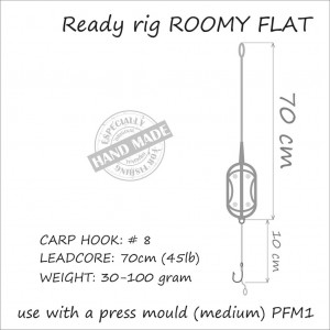 Montura Orange Carp Rig Roomy Flat 50g