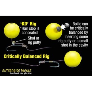 Enterprise Tackle Eternal Boilies Washed Out 15mm Yellow
