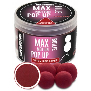 Pop Up Haldorado Max Motion Boille 16-20mm Ficat Rosu Condimentat