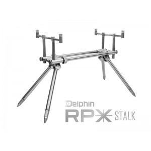 Rod Pod Delphin RPX Stalk Silver Buzzbar 2 posturi