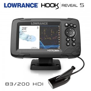 Sonar Lowrance Hook Reveal 5 83/200 HDI CHIRP