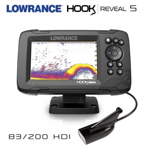 Sonar Lowrance Hook Reveal 5 83/200 HDI CHIRP