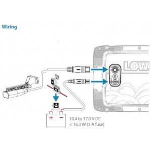 Sonar Lowrance Hook2 7X Cu SplitShot Transducer Si GPS