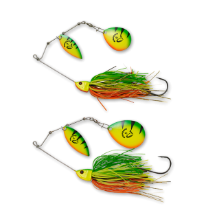 Spinnerbait Savage Gear Da Bush 21g Yellow Silver Holo Flame