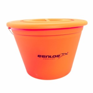 Galeata Genlog Orange 21 litri Cu Capac Si Bowl 9 litri