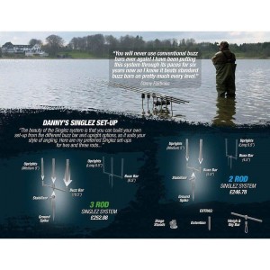 Korda Singlez Super Light 2 Rod Buzz Bar 16.5cm