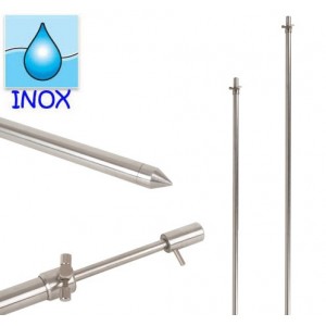 Suport Telescopic Inox Extra Carp Bank Stick cu Adaptor de Ponton 3 in 1 30-50cm