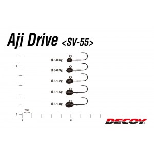 Micro Jig Decoy SV-55 Drive Nr 8 1.2g 5buc/plic