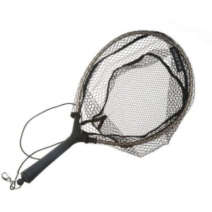 Minciog Fly Grey GS Scoop Fishing Net Large 50 x 38cm