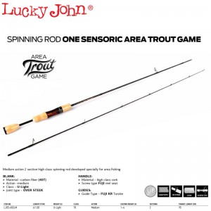 Lanseta Lucky John One Sensoric Area Trout Game 1.83m 1-4g
