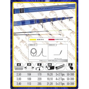Lanseta Telescopica Colmic Sea Dream 3.40m 250g