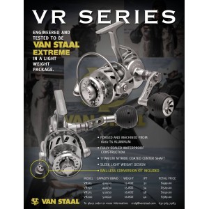 Mulineta Van Staal VR Series Bailed Silver 125