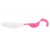 Bass Assassin Curly Shad 10cm 10buc/plic White Pink Tail UV