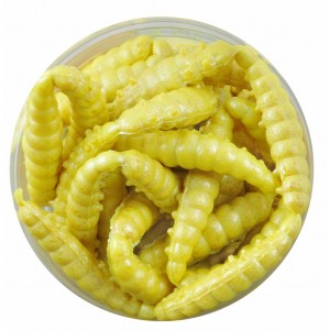 Berkley Powerbait Honey Worms 3cm Yellow