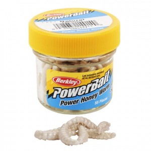 Berkley Powerbait Honey Worms 3cm White