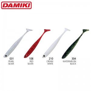 Shad Damiki Anchovy 10.2cm 8buc 108 Red Silver
