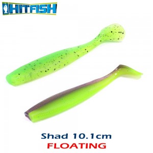 HitFish Shad 10.1cm 4buc plic Floating R101