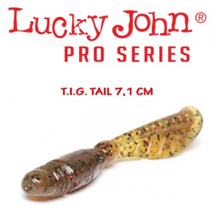 Lucky John T.I.G. Tail 7.1cm 2.8g Gold Asphalt