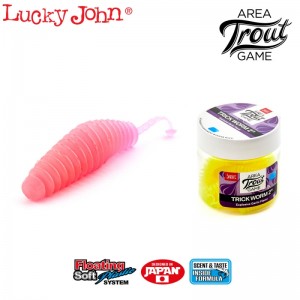 Lucky John Tricky Worm 5cm S88