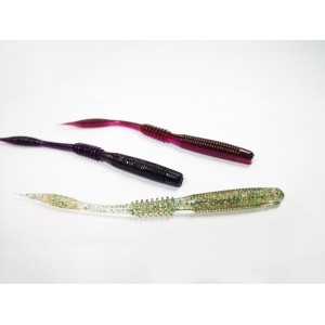 Vierme Owner Shiver Tail 11.5cm 10buc/plic 13 Oxblood Red