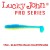 Shad Lucky John Tioga 7.4cm 2.5g Electric Blue Chartreuse